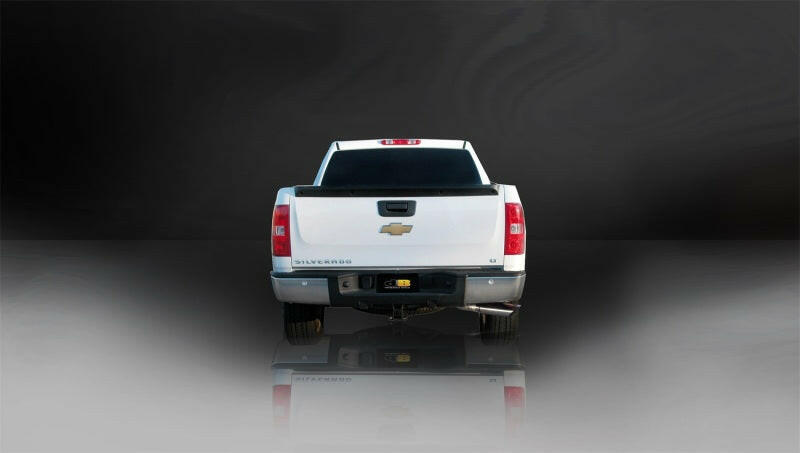 Corsa 2009-2013 Chevrolet Silverado Reg. Cab/Std. Bed 1500 4.8L V8 Polished Sport Cat-Back Exhaust Catback CORSA Performance