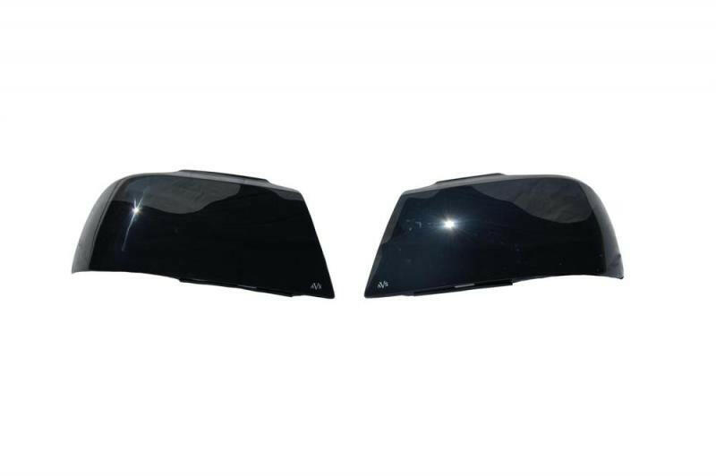 AVS 07-13 GMC Sierra 1500 Headlight Covers - Smoke Light Covers and Guards AVS