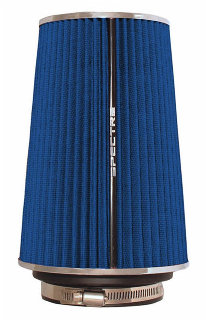 Spectre Adjustable Conical Air Filter 9-1/2in. Tall (Fits 3in. / 3-1/2in. / 4in. Tubes) - Blue Air Filters - Universal Fit Spectre