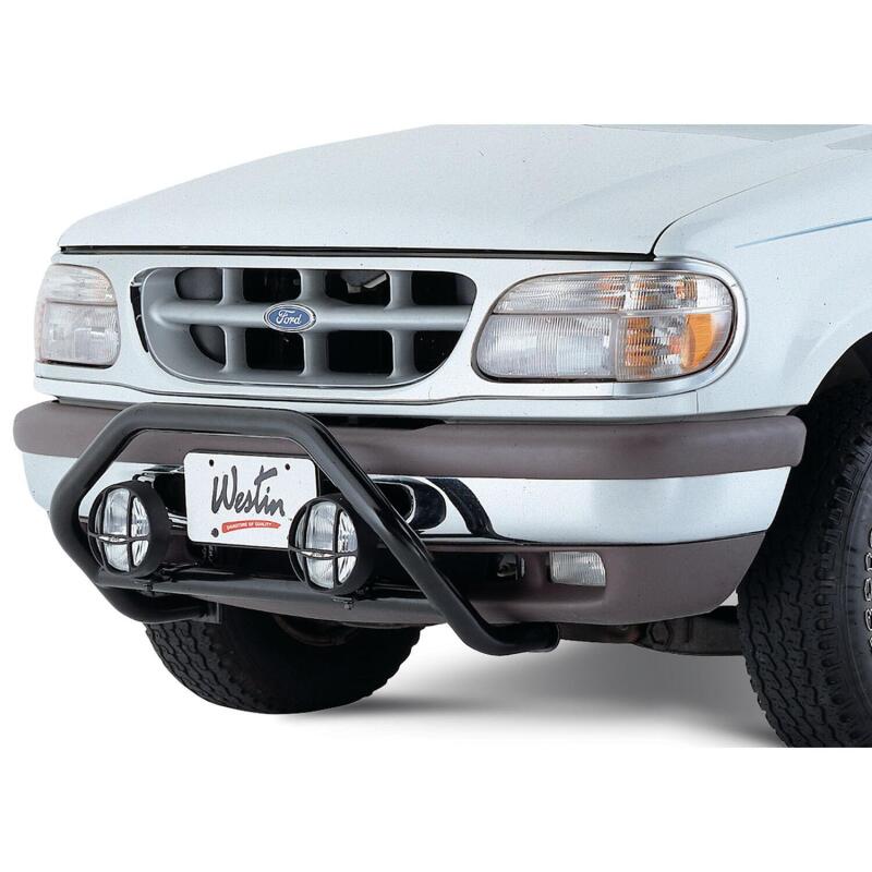 Westin Safari Light Bar Universal (14.75in mounting depth) - Black Bull Bars Westin