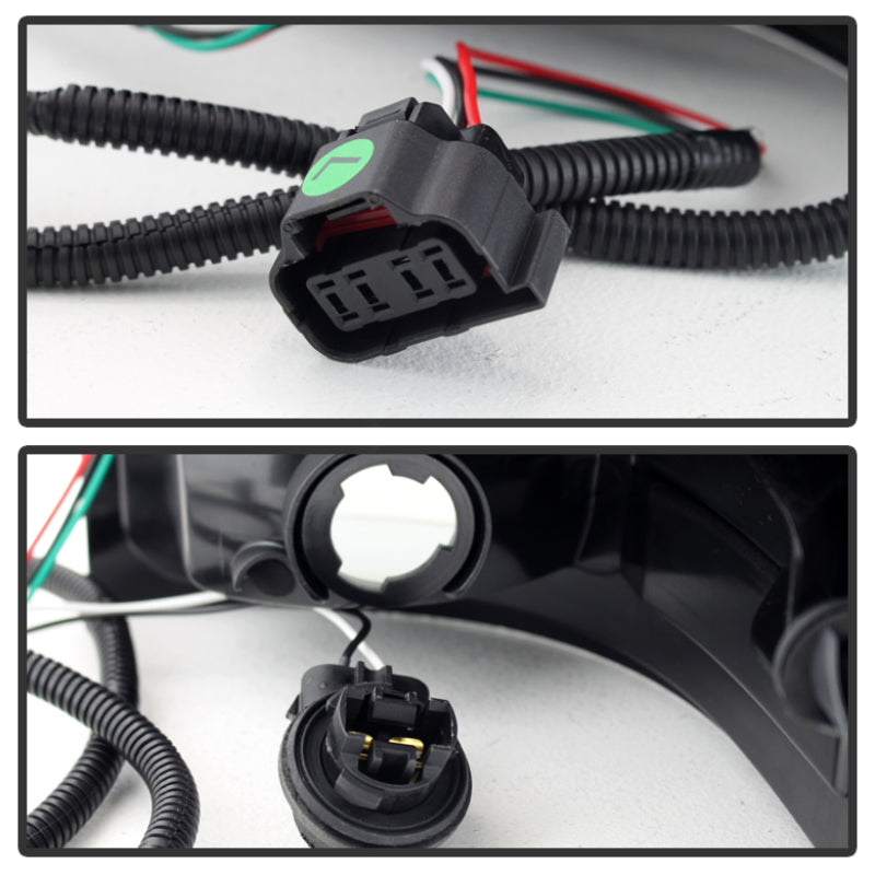 Spyder GMC Sierra 07-13 (Not fit 3500 Dually 4 Rear Wheels)LED Tail Lights Black ALT-YD-GS07-LED-BK Tail Lights SPYDER