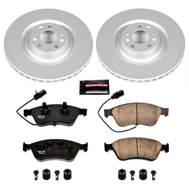 Power Stop 09-11 Audi A6 Quattro Front Z23 Evolution Sport Coated Brake Kit Brake Kits - Performance D&S PowerStop