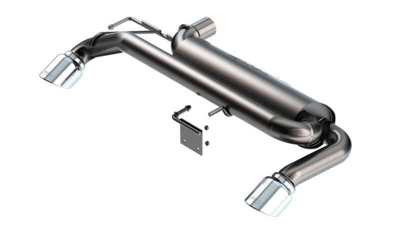 Borla 21-22 Ford Bronco 2.3L 4WD S-Type Axle Back Exhaust w/ Bright Chrome Tips Axle Back Borla