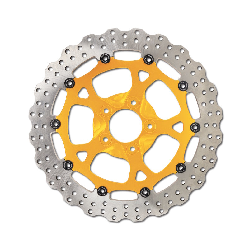 Performance Machine 13 X .20 Dominator Ff Rcelne - Polished Brake Rotors - Drilled Performance Machine