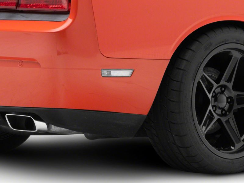 Raxiom 08-14 Dodge Challenger Axial Series Side Marker Lamps- Clear Sidemarkers & Indicators Raxiom