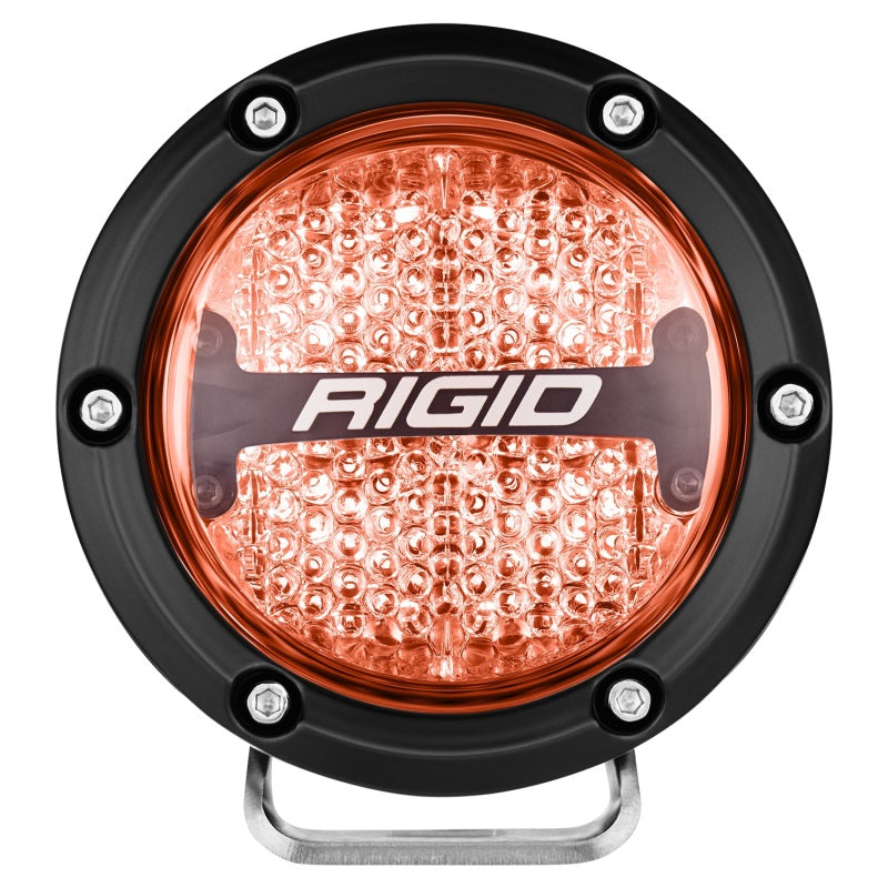 Rigid Industries 360-Series 4in LED Off-Road Diffused Beam - RGBW Backlight (Pair) Light Bars & Cubes Rigid Industries
