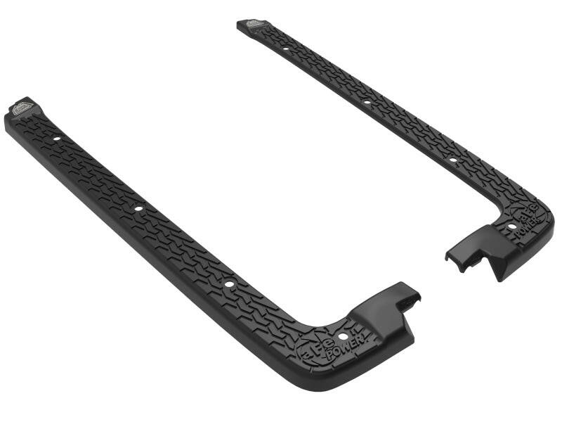 aFe 18-22 Jeep Wrangler JL (4-Door Models w/ 3-Piece Hard-Top Only) Terra Guard Tub Rail Covers Hard Top Accessories aFe