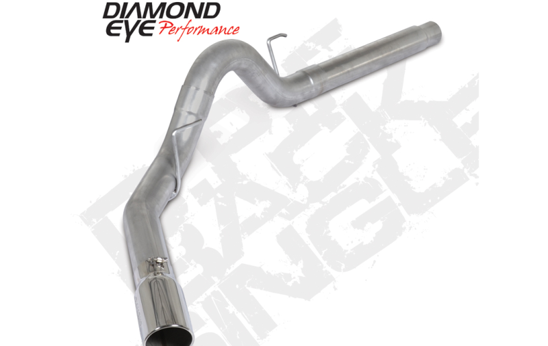 Diamond Eye 18-19 Ford 3.0L Powerstroke F150 - 4in Aluminized DPF Back Exhaust Kit w/ Tip 4512BRA-DE DPF Back Diamond Eye Performance