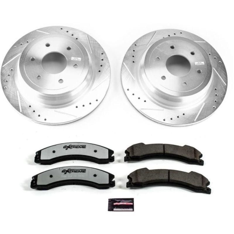 Power Stop 16-18 Nissan Titan XD Rear Z36 Truck & Tow Brake Kit Brake Kits - Performance D&S PowerStop