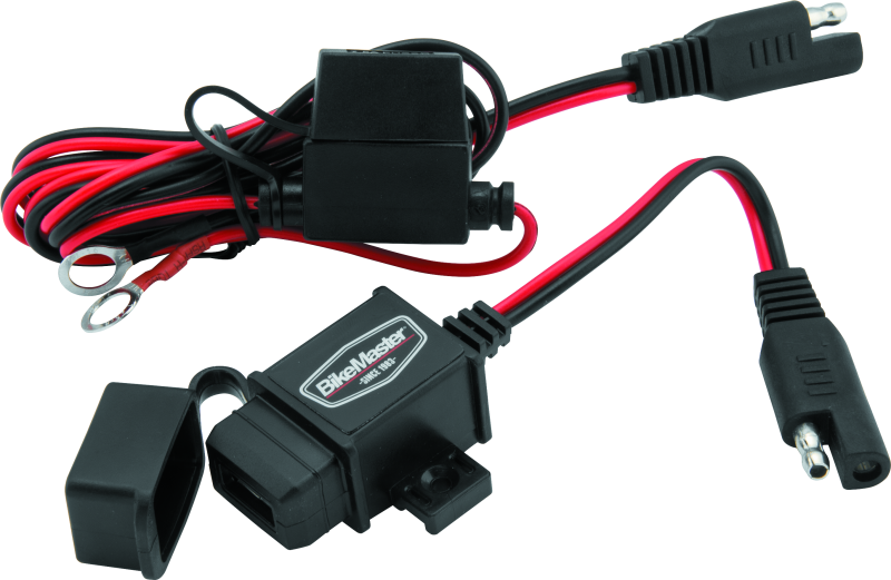 BikeMaster USB Charger Kit-SAE To USB Light Accessories and Wiring BikeMaster