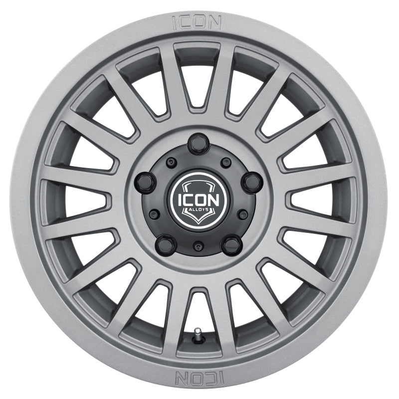 ICON Recon SLX 17x8.5 6x135 6mm Offset 5in BS 87.1mm Bore Charcoal Wheel Wheels - Cast ICON