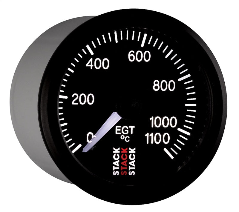 Autometer Stack 52mm 0-1100 Deg C Pro Stepper Motor Exhaust Gas Temp Gauge - Black Gauges AutoMeter