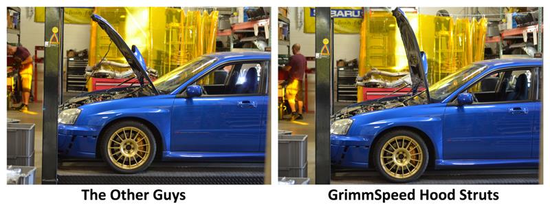 GrimmSpeed 03-08 Subaru Forester Hood Struts Hood Struts GrimmSpeed