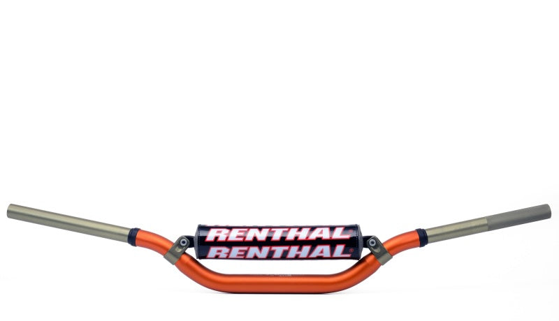 Renthal RC/ 04+ Honda CRF/ 06+ Kawasaki KX/ KXF Twinwall Pad - Orange Handlebars Renthal