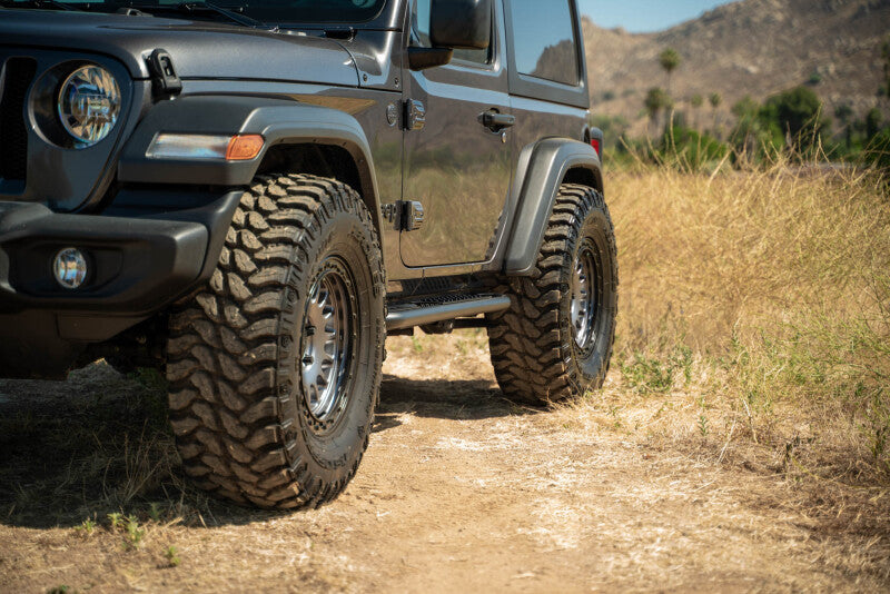 DV8 Offroad 2018+ Jeep Wrangler JL 2-Door Bolt-On OE Plus Side Steps Side Steps DV8 Offroad