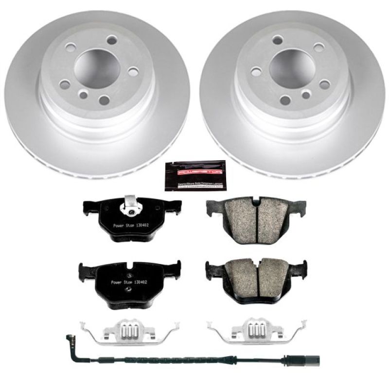 Power Stop 07-15 BMW X5 Rear Z23 Evolution Sport Coated Brake Kit Brake Kits - Performance D&S PowerStop