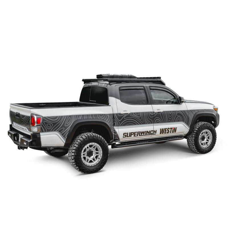 Westin 05-23 Toyota Tacoma Rock Slider - Textured Black Body Armor & Rock Rails Westin