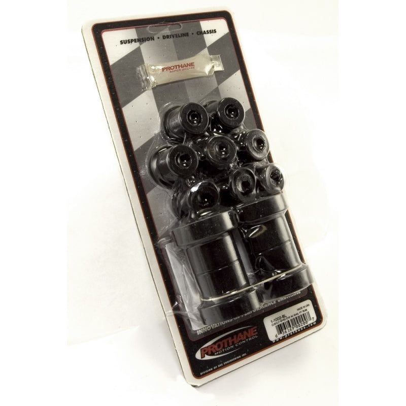 Rugged Ridge Front Leaf Spring Bushing Kit Black 76-86 Jeep CJ Bushing Kits Rugged Ridge