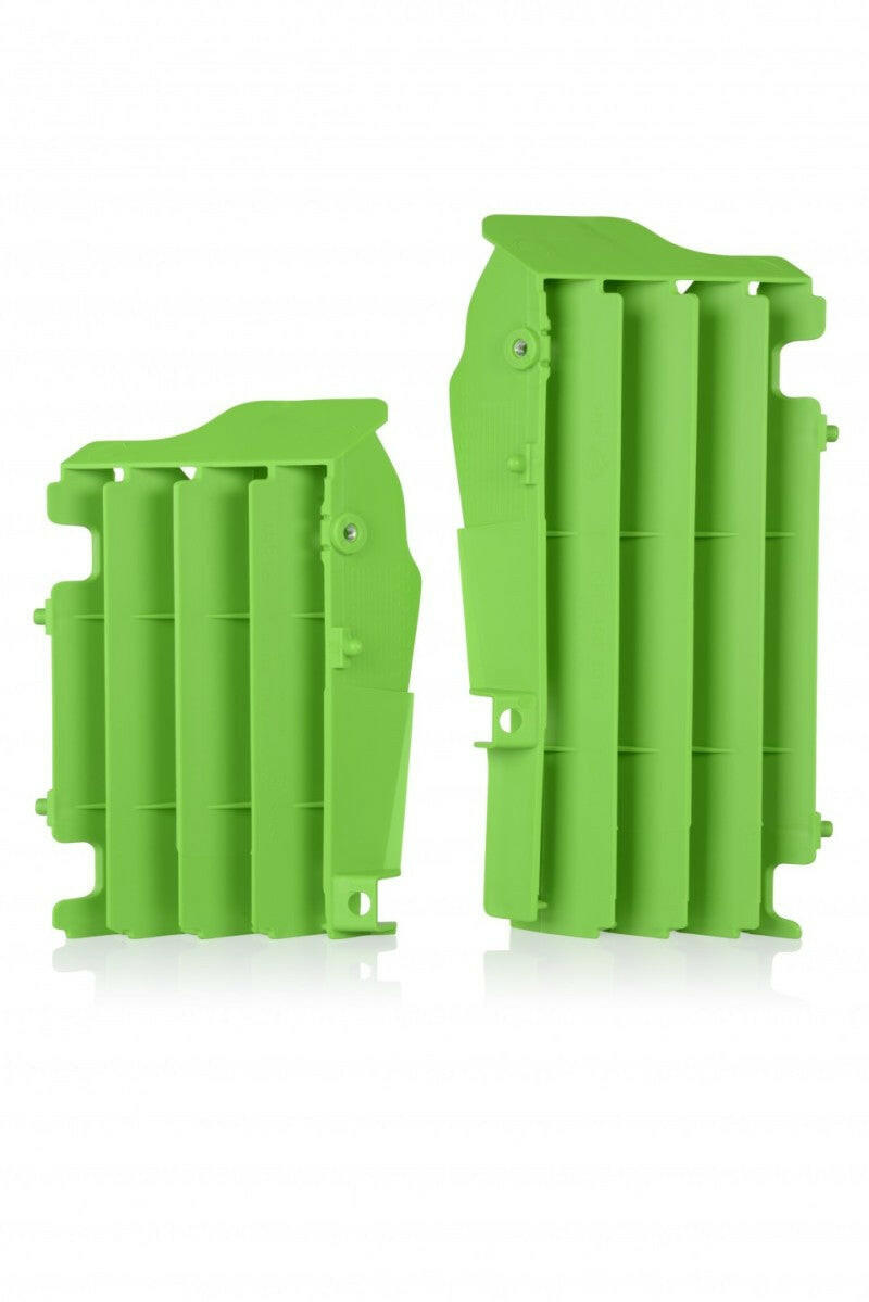 Cycra 21-23 Kawasaki KX450X Radiator Louvers- Green Plastics Cycra