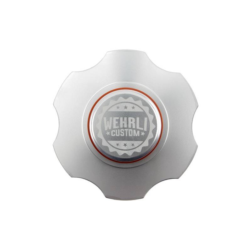 Wehrli 98.5-23 Cummins Billet Aluminum Clear Anodized Oil Fill Cap Oil Fill Tubes Wehrli