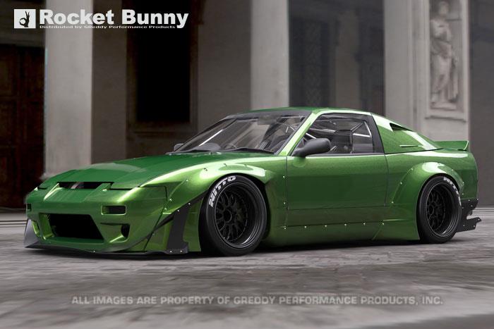GReddy 89-93 Nissan 240SX Rocket Bunny RPS13 V2 6666 GT Wing Spoilers GReddy