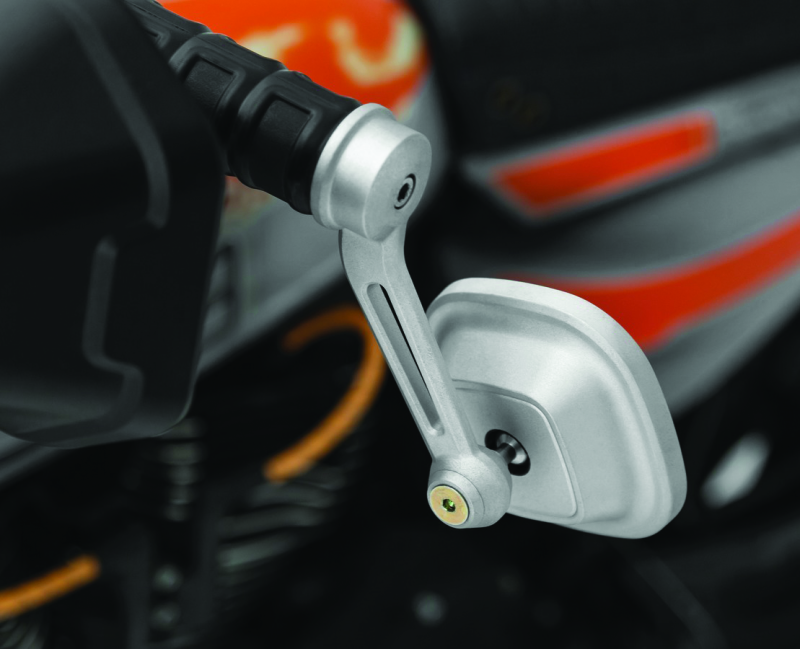 Kuryakyn Dillinger Bar End Mirrors Silver Air Filters - Direct Fit Kuryakyn