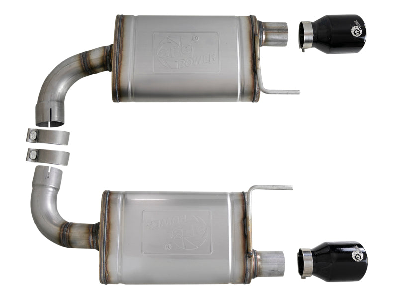 aFe MACH Force-Xp Axle-Back Exhaust System Ford Mustang GT 15-17 V8-5.0L Axle Back aFe