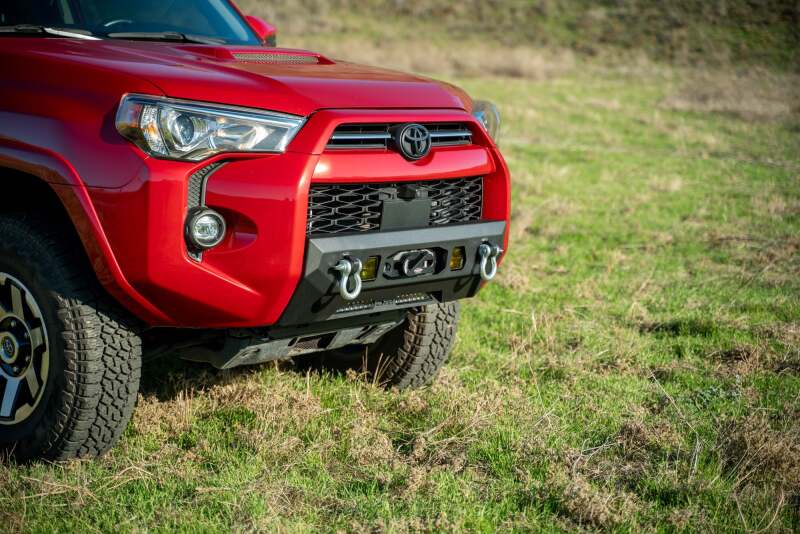 DV8 Offroad 14-24 Toyota 4Runner Centric Series Winch Front Bumper Bumpers - Steel DV8 Offroad