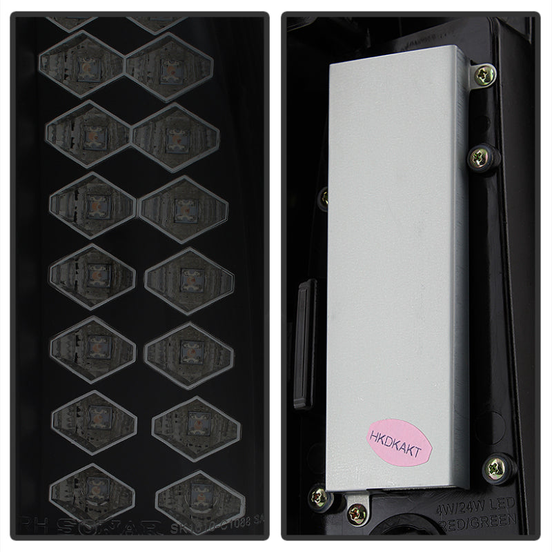 Spyder Chevy C/K Series 1500 88-98/GMC Sierra 88-98 LED Tail Lights Blk Smke ALT-YD-CCK88-LED-BSM Tail Lights SPYDER