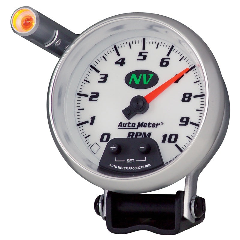 Autometer Quick Lite 3 3/4in 10k RPM Pedestal Tachometer w/ ext. Gauges AutoMeter