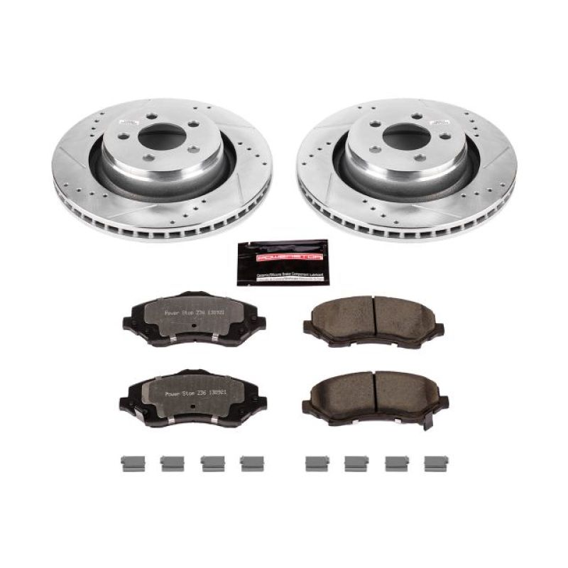 Power Stop 09-11 Dodge Nitro Front Z36 Truck & Tow Brake Kit Brake Kits - Performance D&S PowerStop
