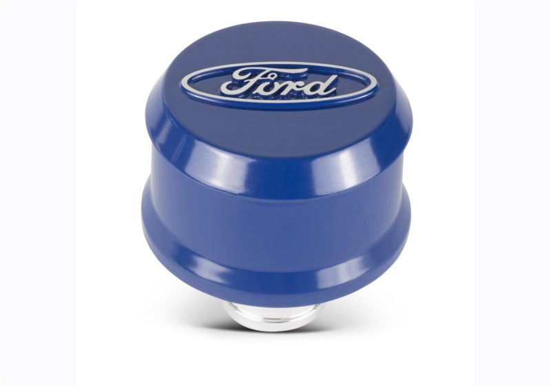 Ford racing Slant Edge Breather - Blue Engine Breather Filters Ford Racing