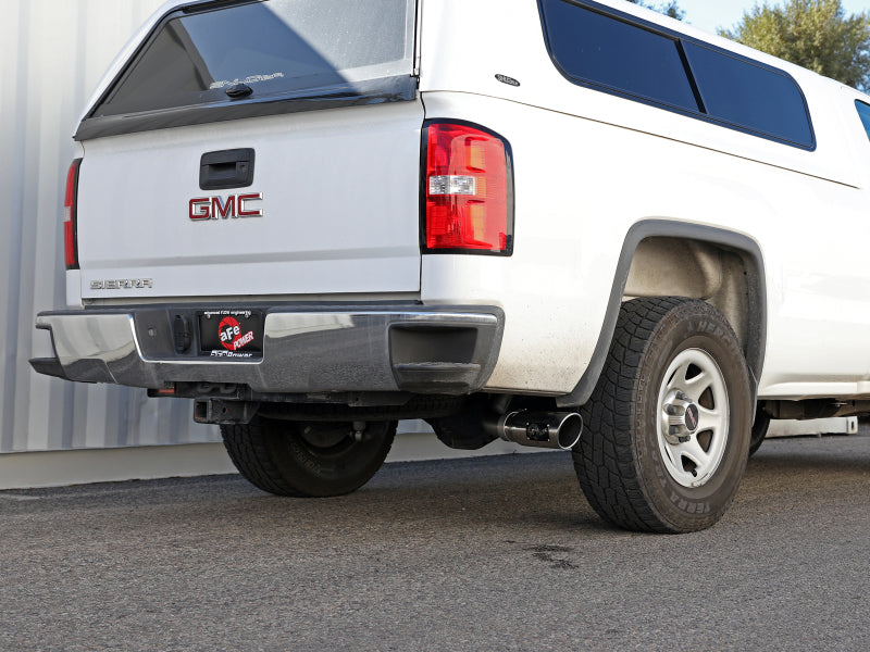aFe Apollo GT Series 3in 409SS GM Silverado/Sierra 1500 09-18 V6-4.3/V8-4.8/5.3L - Polished Catback aFe