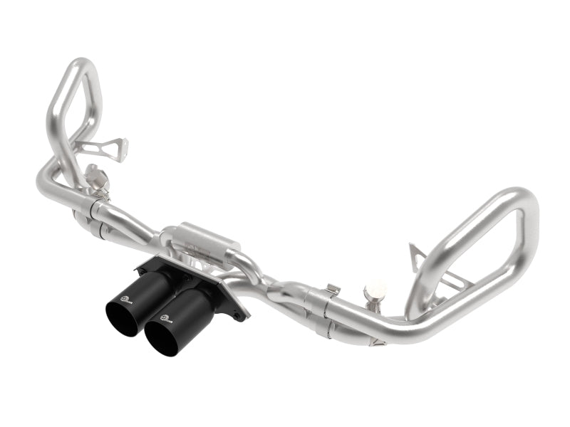 aFe 14-16 Porsche 911 GT3 991.1 H6 3.8L MACH Force-Xp 304 SS Cat-Back Exhaust System w/ Black Tips Catback aFe