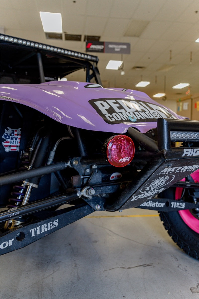 Rigid Industries x SHREDDY 360-Series 4in Lights w/Wt Bcklght (2) + 6 Covers (2 Pink/2 Teal/2 Blk) Light Bars & Cubes Rigid Industries