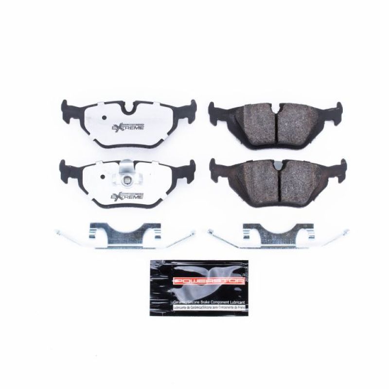 Power Stop 01-02 BMW 525i Rear Z26 Extreme Street Brake Pads w/Hardware Brake Pads - Performance PowerStop