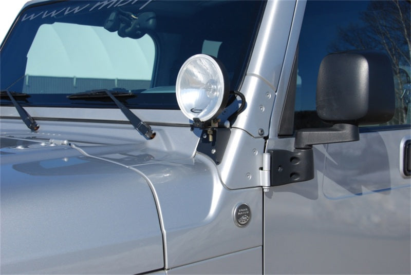 MBRP 97-06 Jeep Wrangler TJ Windshield Light Bracket Light Mounts MBRP