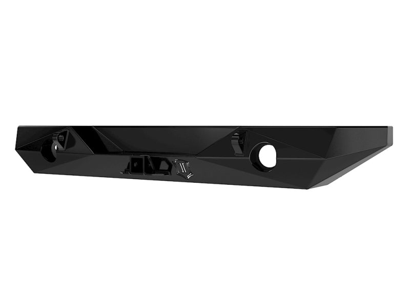 ICON 07-18 Jeep Wrangler JK Pro Series 2 Rear Bumper w/Hitch/Tabs Bumpers - Steel ICON