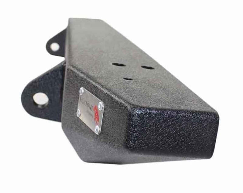 Fishbone Offroad 97-06 Jeep Wrangler TJ Rubicon Front Bumper - Blk Txtrd Powdercoat Piranha Series Bumpers - Steel Fishbone Offroad