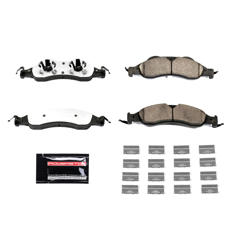 Power Stop 07-09 Ford Expedition Front Z36 Truck & Tow Brake Pads w/Hardware Brake Pads - Performance PowerStop