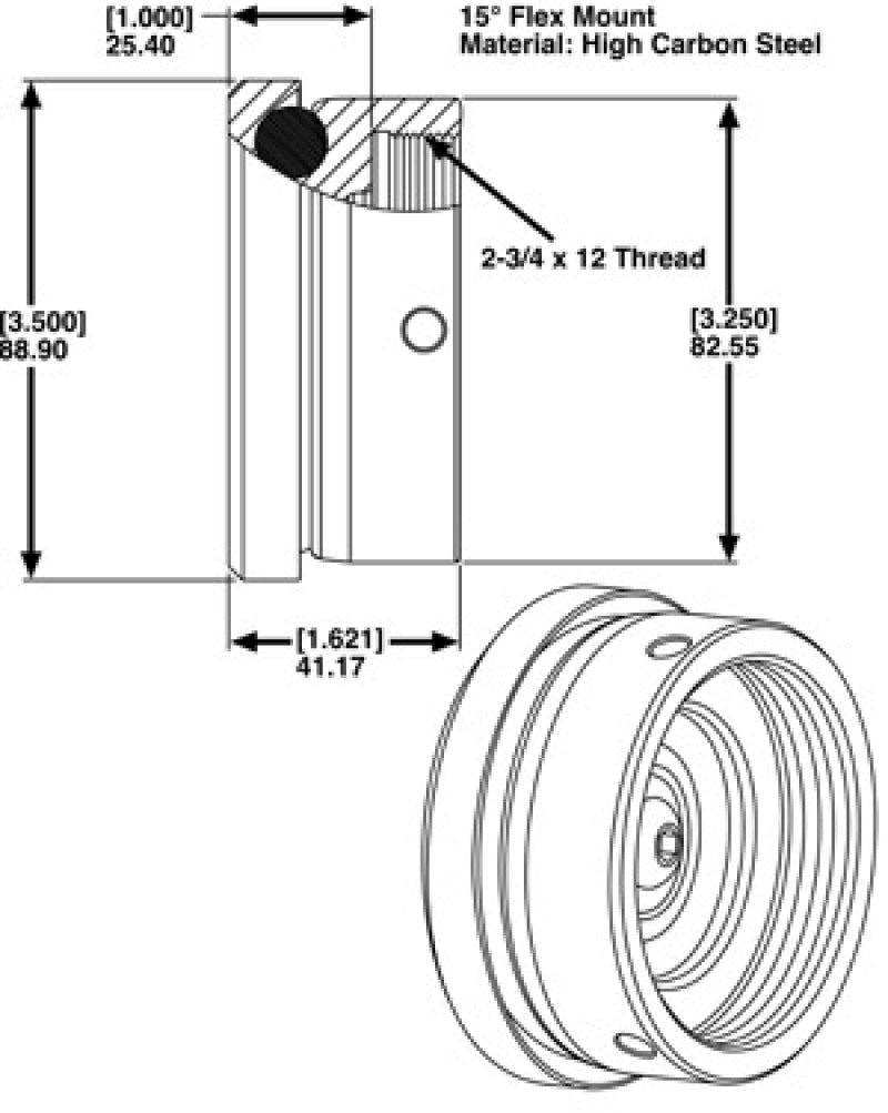 SPC Performance END MOUNT & ADAPTOR ASSY Bump Stops SPC Performance