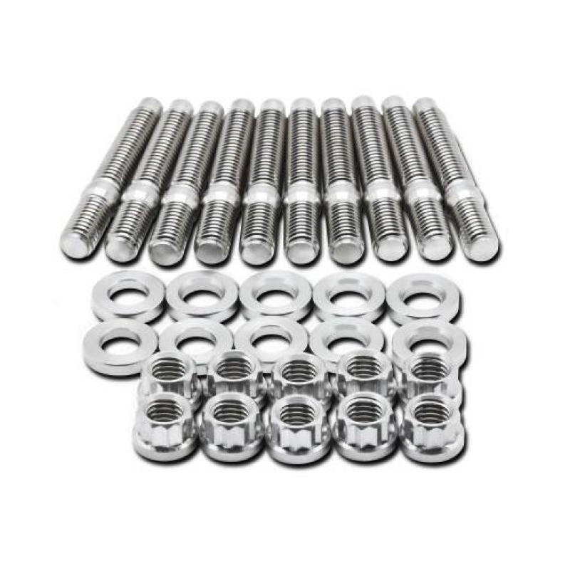 BLOX Racing BLOX Racing Manifold M8x1.25x45mm Stud Kit 10-piece Hardware Kits - Other BLOX Racing
