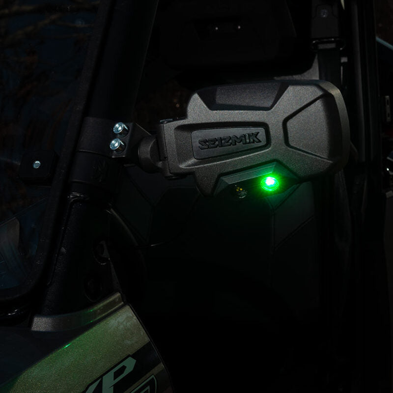 Seizmik 01+ ACat/ Hon/ Kaw/Pol/ Yam Pursuit Night Vision LED Sideview Mirror - 1.75 in. Clamp Pair Side Mirrors Seizmik