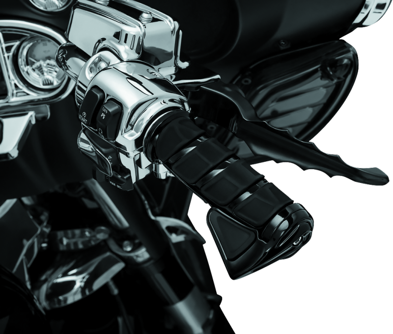 Kuryakyn Kinetic Grips Indian Gloss Black Grips Kuryakyn