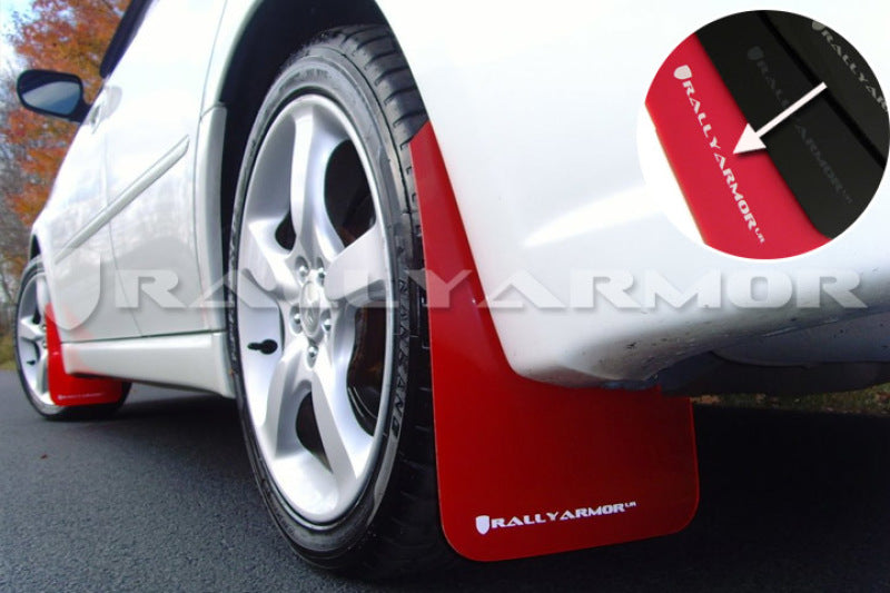 Rally Armor 05-09 Subaru Legacy / Outback Red UR Mud Flap w/White Logo Mud Flaps Rally Armor