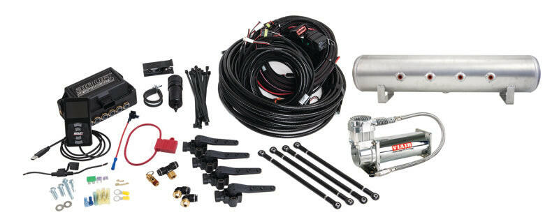 Air Lift Performance 3H (1/4 Air Line 4 Gal 7-Port Raw Aluminum Tank VIAIR 444C Comp) Suspension Controllers Air Lift
