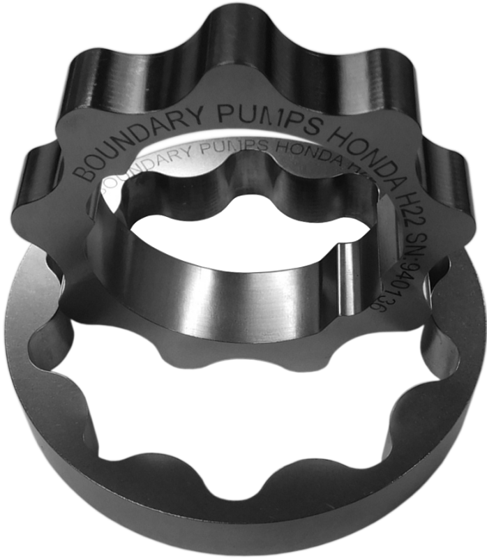 Boundary Honda H22 I4 MartenWear Treated Billet Oil Pump Gear Oil Pumps Boundary