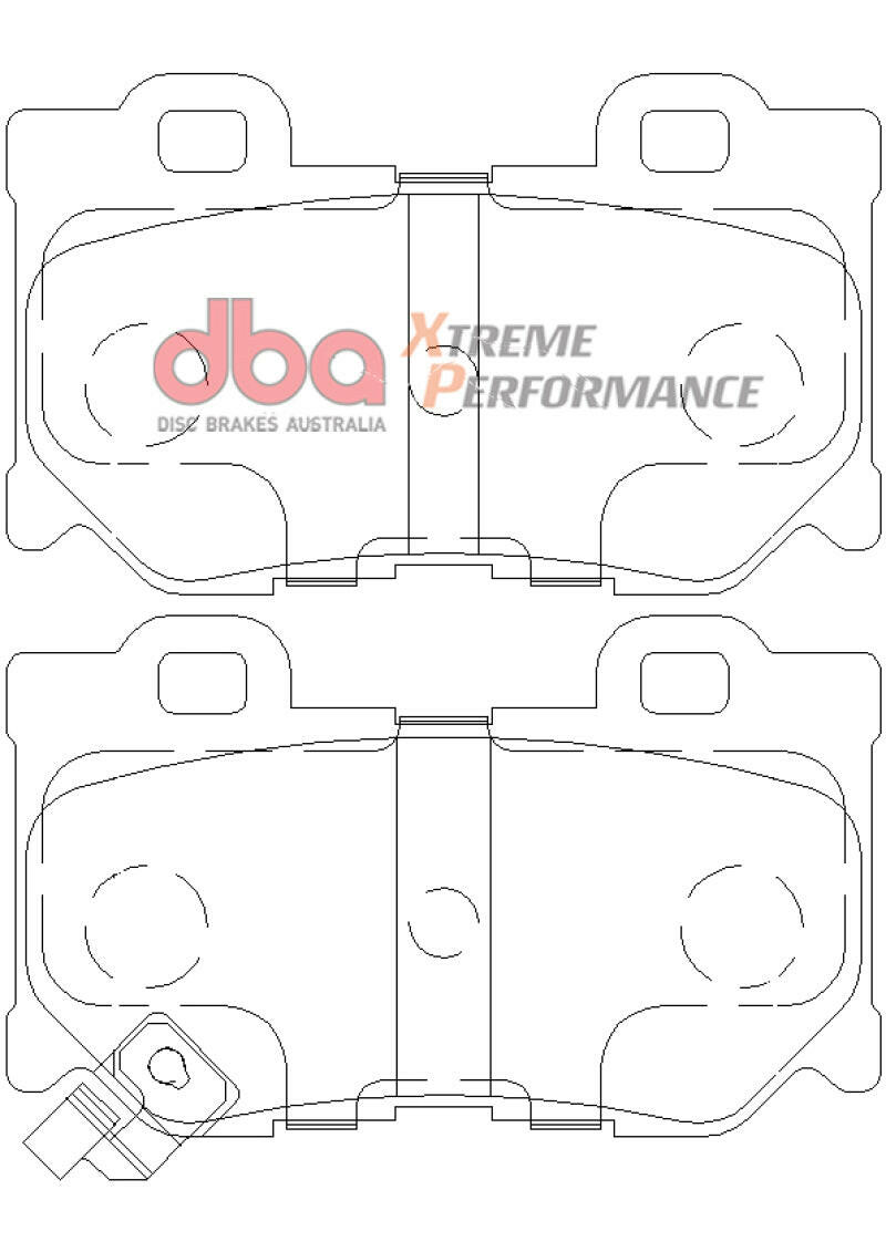 DBA 2009+ Nissan 370Z XP Extreme Performance Rear Brake Pads Brake Pads - Performance DBA