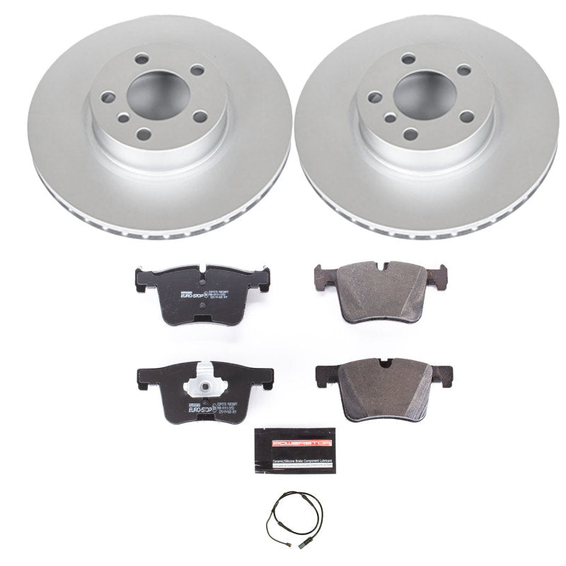 Power Stop 11-17 BMW X3 Front Euro-Stop Brake Kit Brake Kits - OE PowerStop
