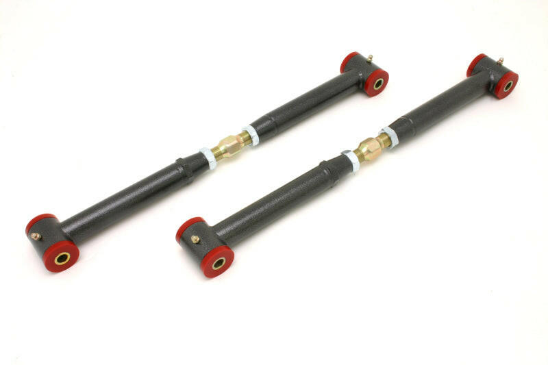 BMR 82-02 3rd Gen F-Body Chrome Moly Lower Control Arms On-Car Adj. (Poly) - Black Hammertone Control Arms BMR Suspension